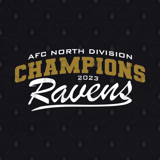 Division Champions 2023 - Ravens by Nagorniak